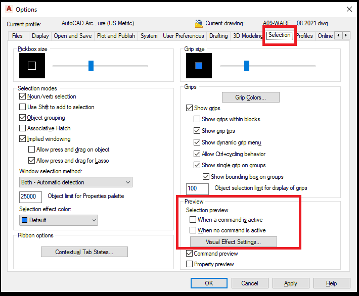 Tăng tốc mở file, giảm giật lag file Autocad