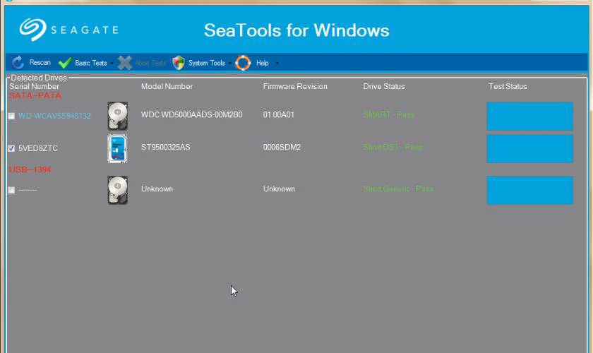 SeaTools là công cụ đa năng để kiểm tra sức khỏe ổ cứng