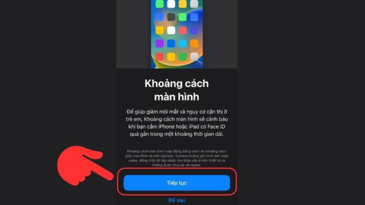 Cách khiến iPhone hiển thị cảnh báo khi nhìn quá gần - 6