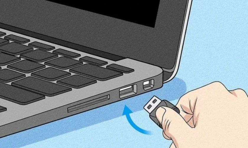 Cách kết nối bàn phím laptop không dây qua đầu thu