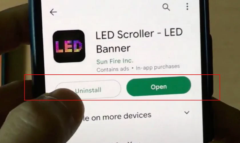 Tải ứng dụng LED Scroller trên chợ ứng dụng CH Play về điện thoại